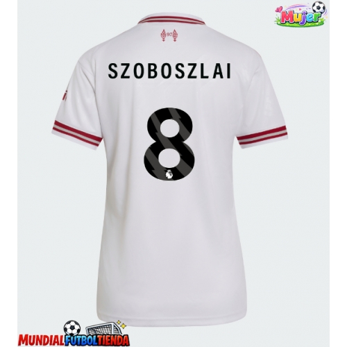 Camiseta Liverpool Dominik Szoboszlai #8 Segunda Equipación Replica 2026-27 para mujer mangas cortas